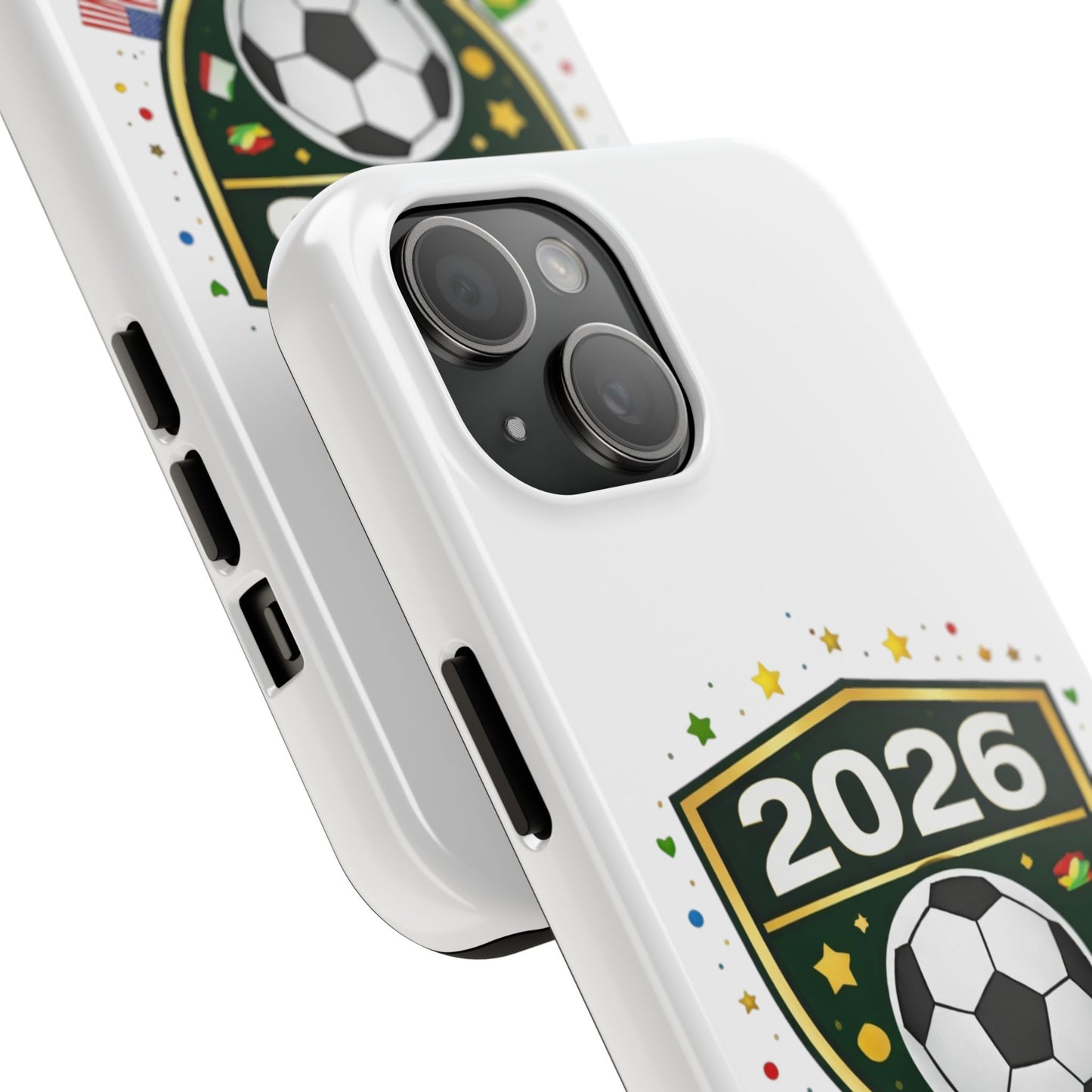 2026 Soccer Match Day Phone Protective Case Soccer Badge Design