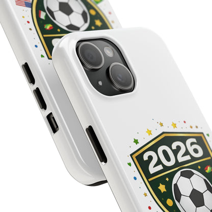 2026 Soccer Match Day Phone Protective Case Soccer Badge Design