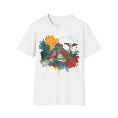 Mexico Pyramid T-Shirt – Tropical Travel Art Tee