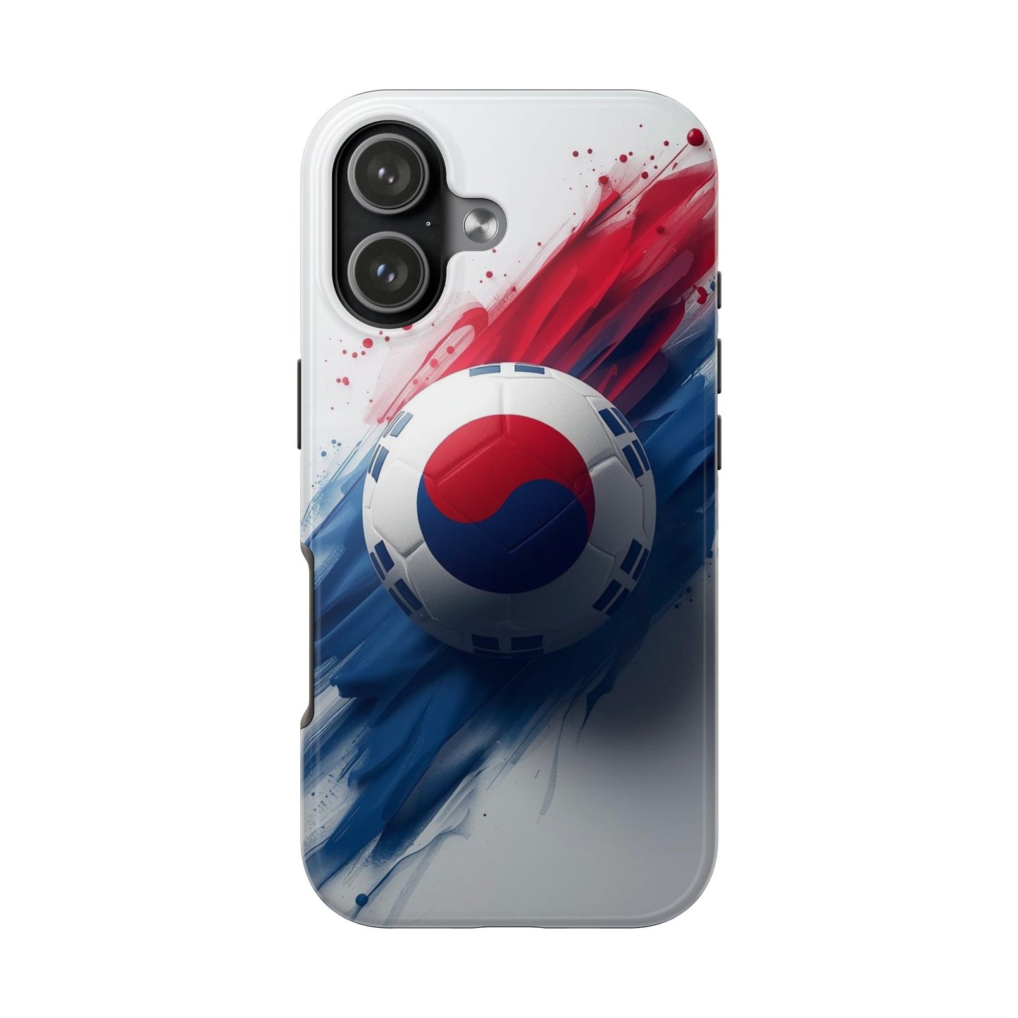 Korean Flag Taeguk Soccer Crest Phone Protective Case