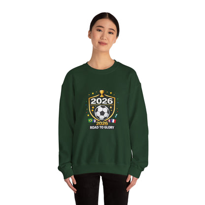 2026 Road to Glory Soccer Match Day Crewneck Sweatshirt