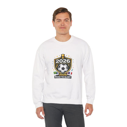 2026 Road to Glory Soccer Match Day Crewneck Sweatshirt