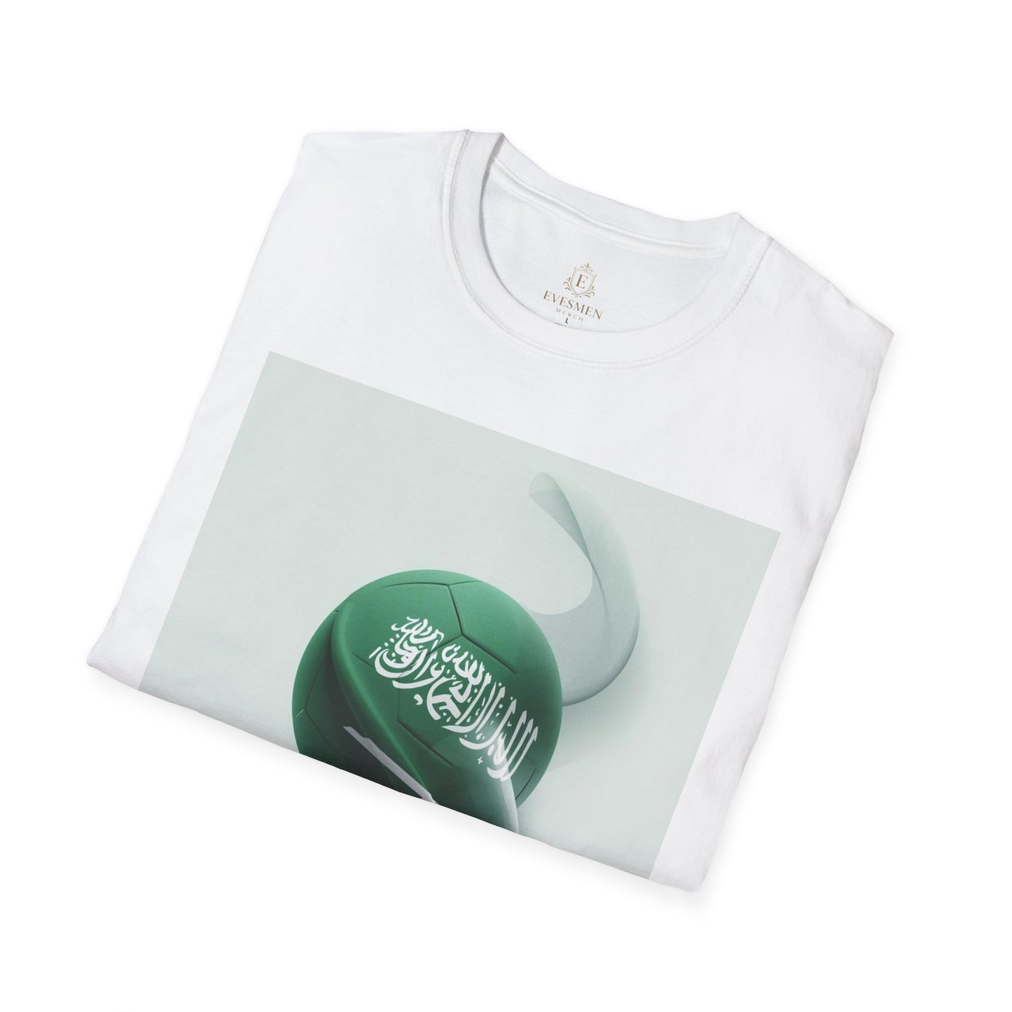 Saudi Arabia Football Green Flag T-Shirt Green Falcons Soccer Graphic Tee