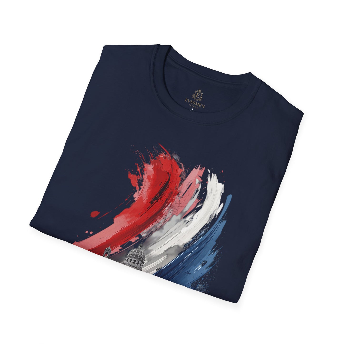 Paraguay Football Passion T-shirt with Asunción’s Pantheon Fan Tee