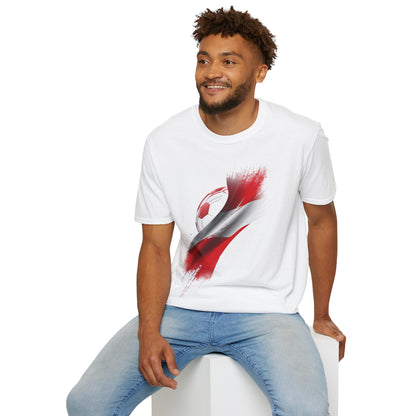 Austria Football Flag Graphic T-Shirt Dynamic Unsere Burschen Soccer Tee