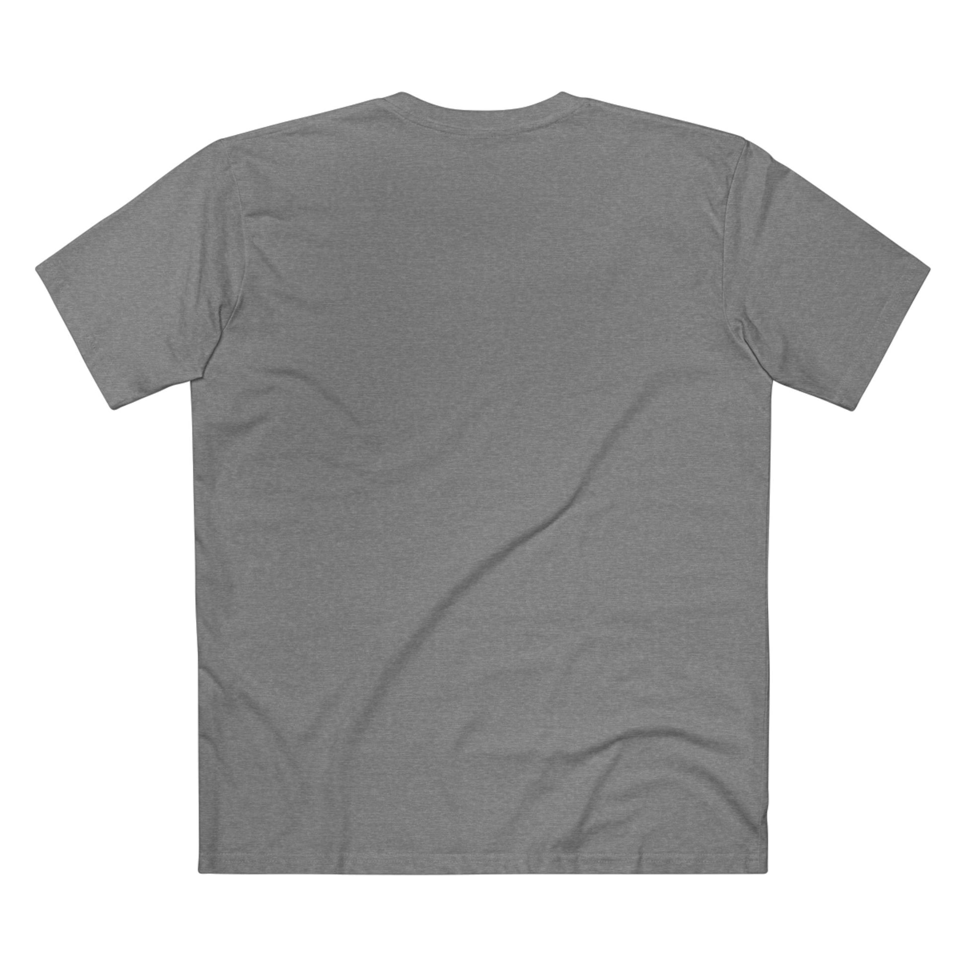 Gray t-shirt on a white background