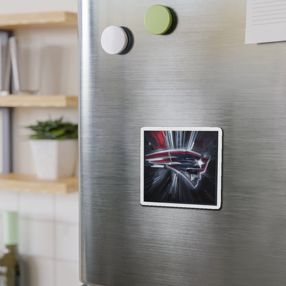 Football Team Championship Die-Cut Magnet — Dynamic Refrigerator Magnet