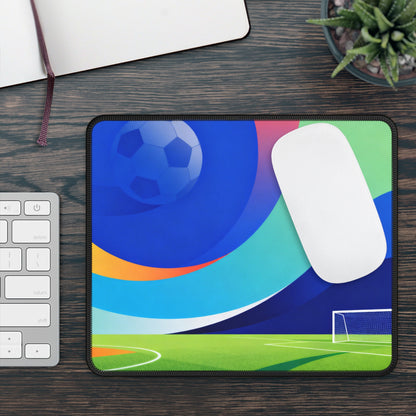 Soccer Field Gaming Mouse Pad — Vibrant Football Stadium Design