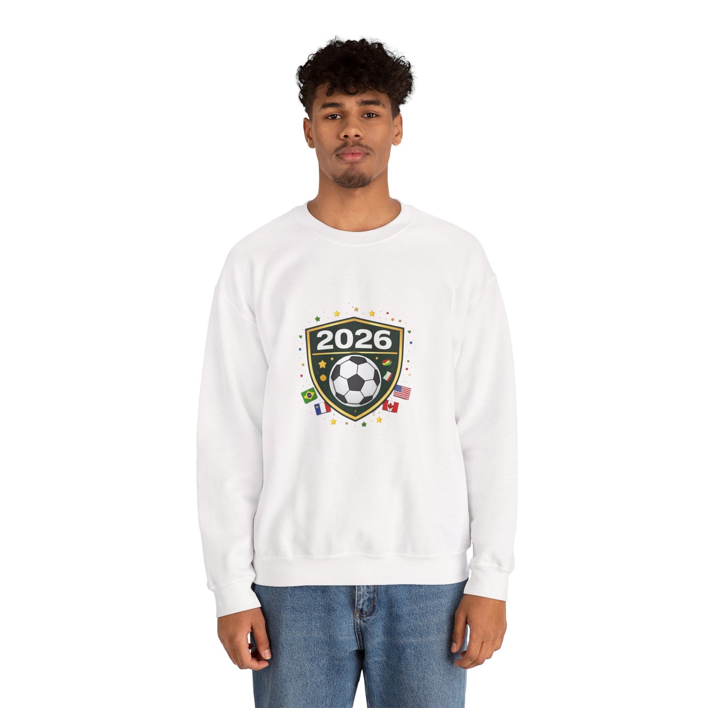 2026 Soccer Match Day Crest Crewneck Sweatshirt