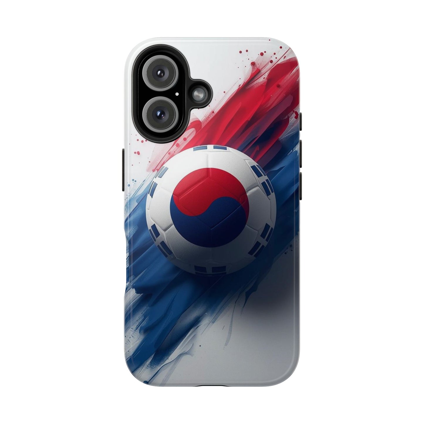 Korean Flag Taeguk Soccer Crest Phone Protective Case