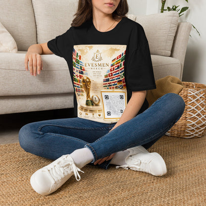 Global Football Flags Graphic Tee 2026 Soccer World Championship Commemorative T-Shirt