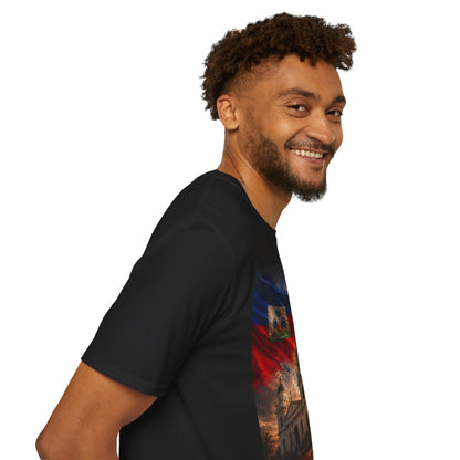 Haiti Pride Soccer T‑Shirt Flag and Heritage Football Fan Tee