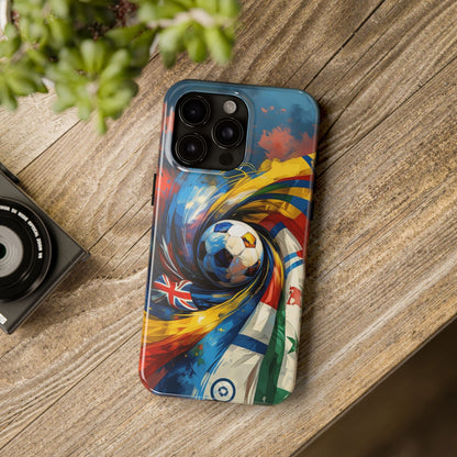 Soccer Flags Match Day Tough Phone Protective Case