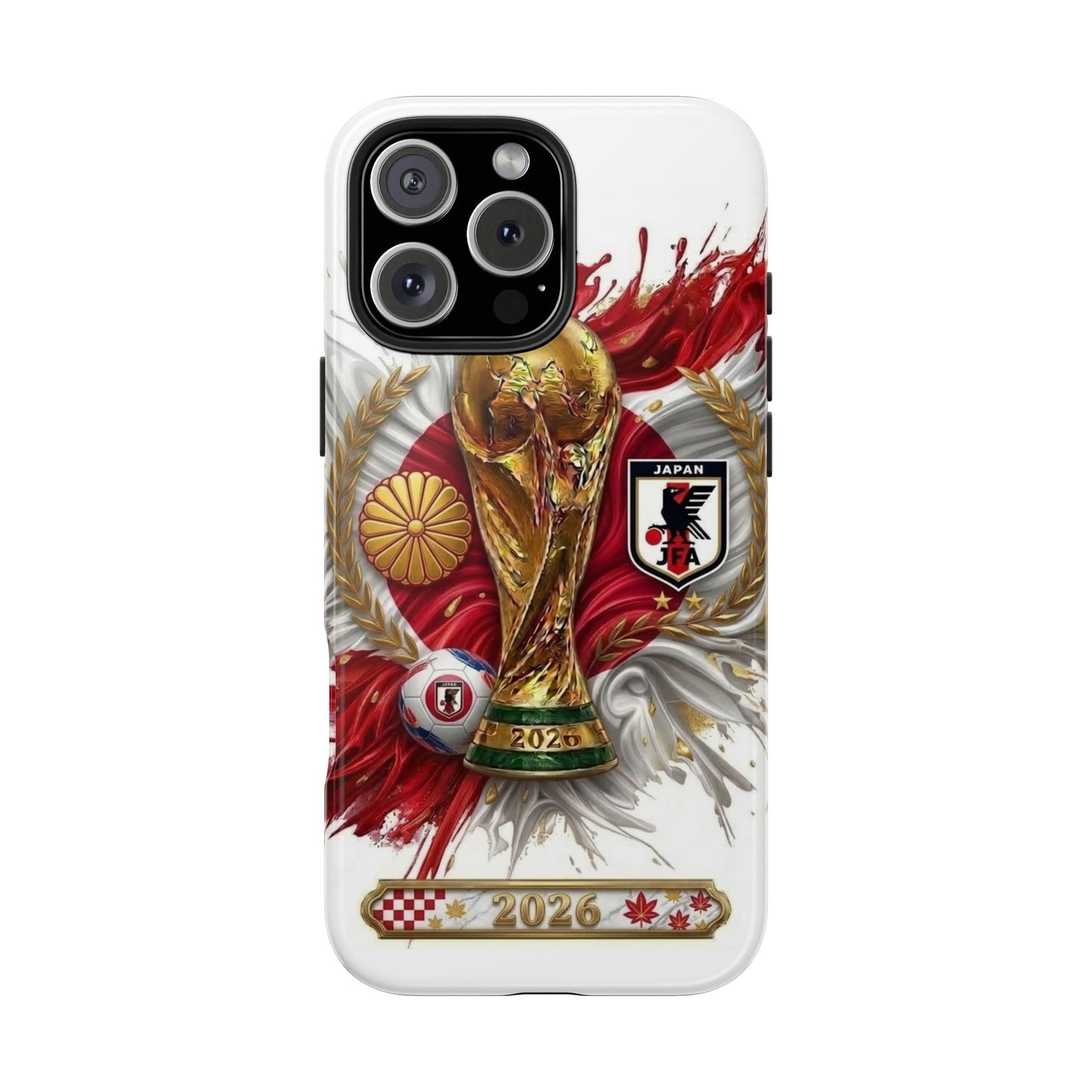 2026 Japan Soccer Fan Protective Phone Case