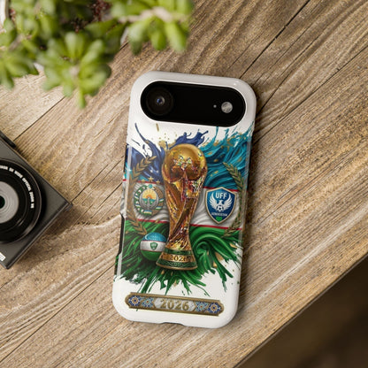 Uzbekistan 2026 Soccer Impact-Resistant Protective Phone Case