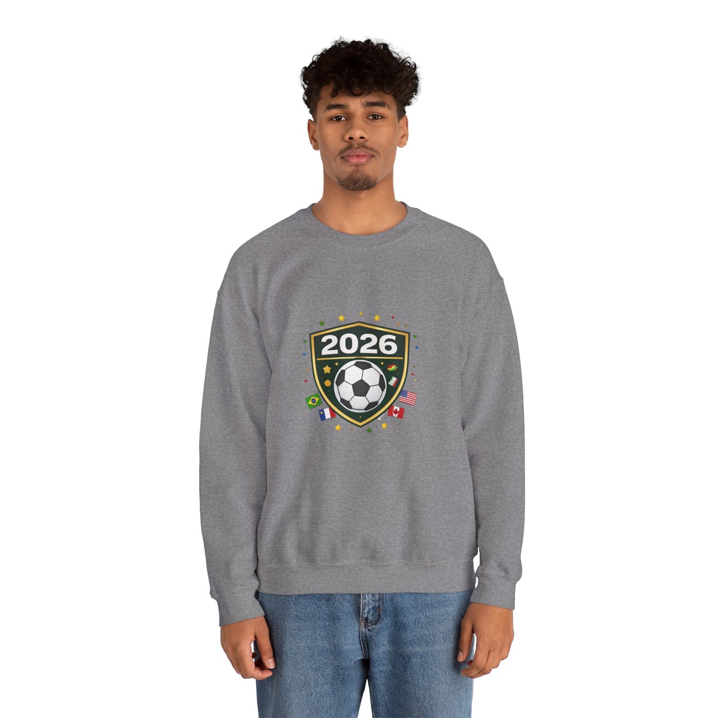 2026 Soccer Match Day Crest Crewneck Sweatshirt