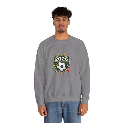 2026 Soccer Match Day Crest Crewneck Sweatshirt
