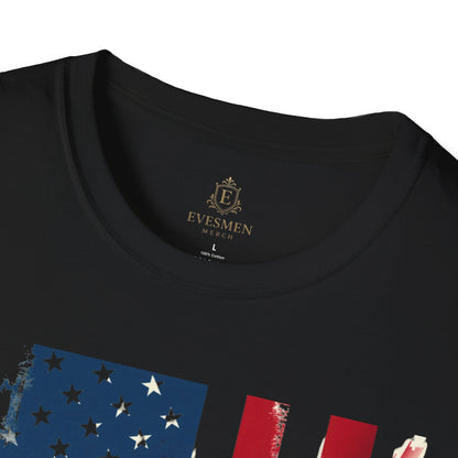 Soccer USA T-Shirt — American Flag Soccer Tee
