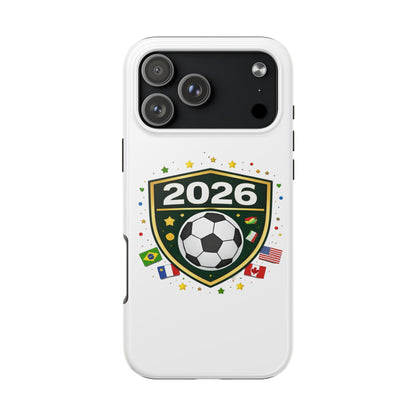 2026 Soccer Match Day Phone Protective Case Soccer Badge Design