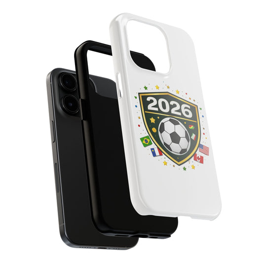 2026 Soccer Match Day Phone Protective Case Soccer Badge Design