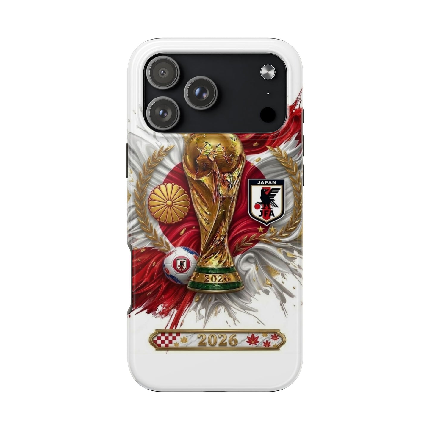 2026 Japan Soccer Fan Protective Phone Case