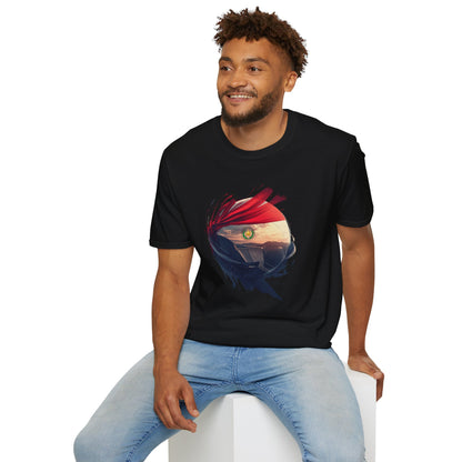 Paraguay Football Flag Graphic T-Shirt La Albirroja Soccer Crest Tee