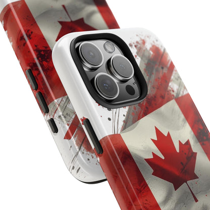 Canadian Flag with Soccer Ball Phone Protective Case Cover