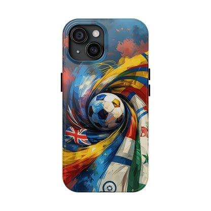 Soccer Flags Match Day Tough Phone Protective Case