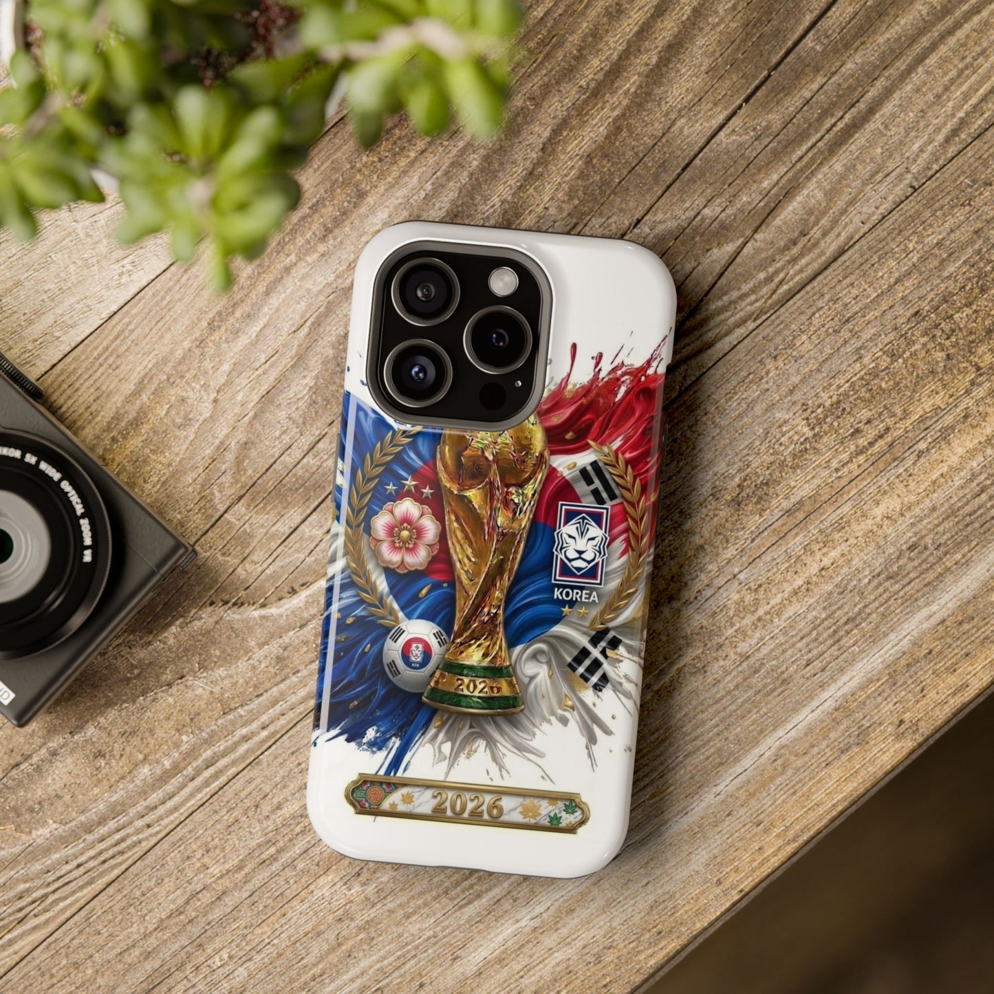 South Korea 2026 Soccer Fan Phone Case Impact-Resistant Cover