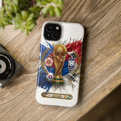 South Korea 2026 Soccer Fan Phone Case Impact-Resistant Cover