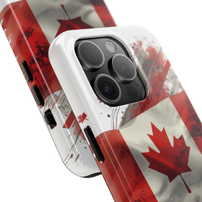 Canadian Flag with Soccer Ball Phone Protective Case Cover