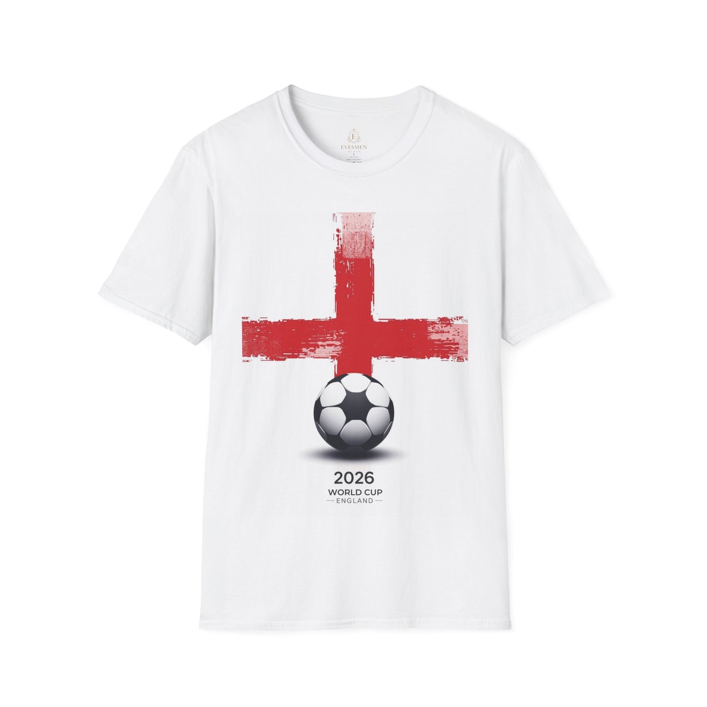 England Football Flag St. George’s Cross T-Shirt Three Lions Soccer Streetwear Tee