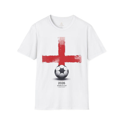 England Football Flag St. George’s Cross T-Shirt Three Lions Soccer Streetwear Tee