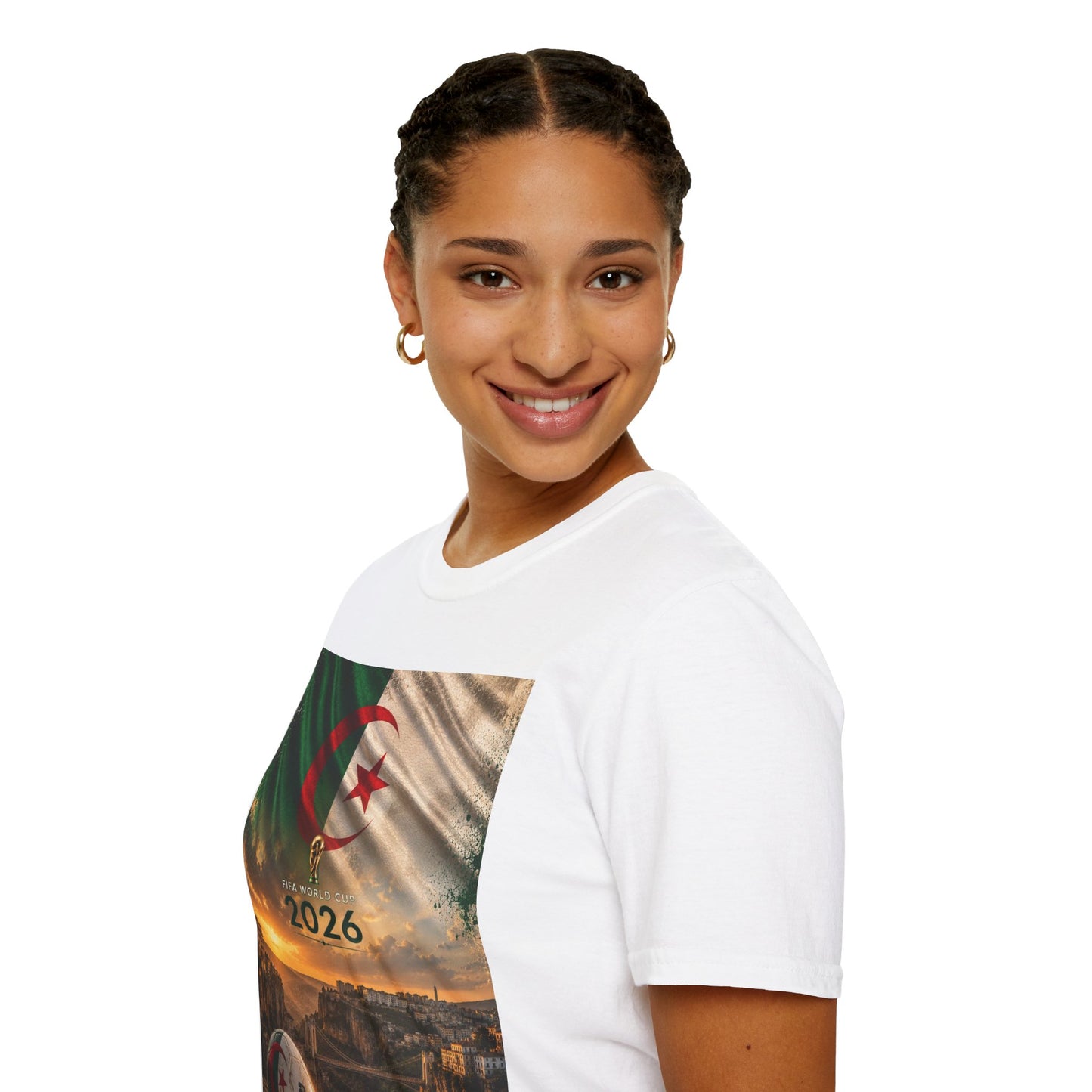 Algeria Football Flag Constantine T-Shirt Fennec Foxes Soccer City of Bridges Tee