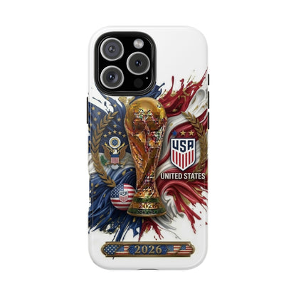 USA Soccer 2026 Tough Phone Protective Case — American Flag Design