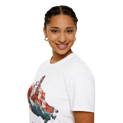Canada Map Soccer Match Day T-Shirt — Red Maple Graphic Tee