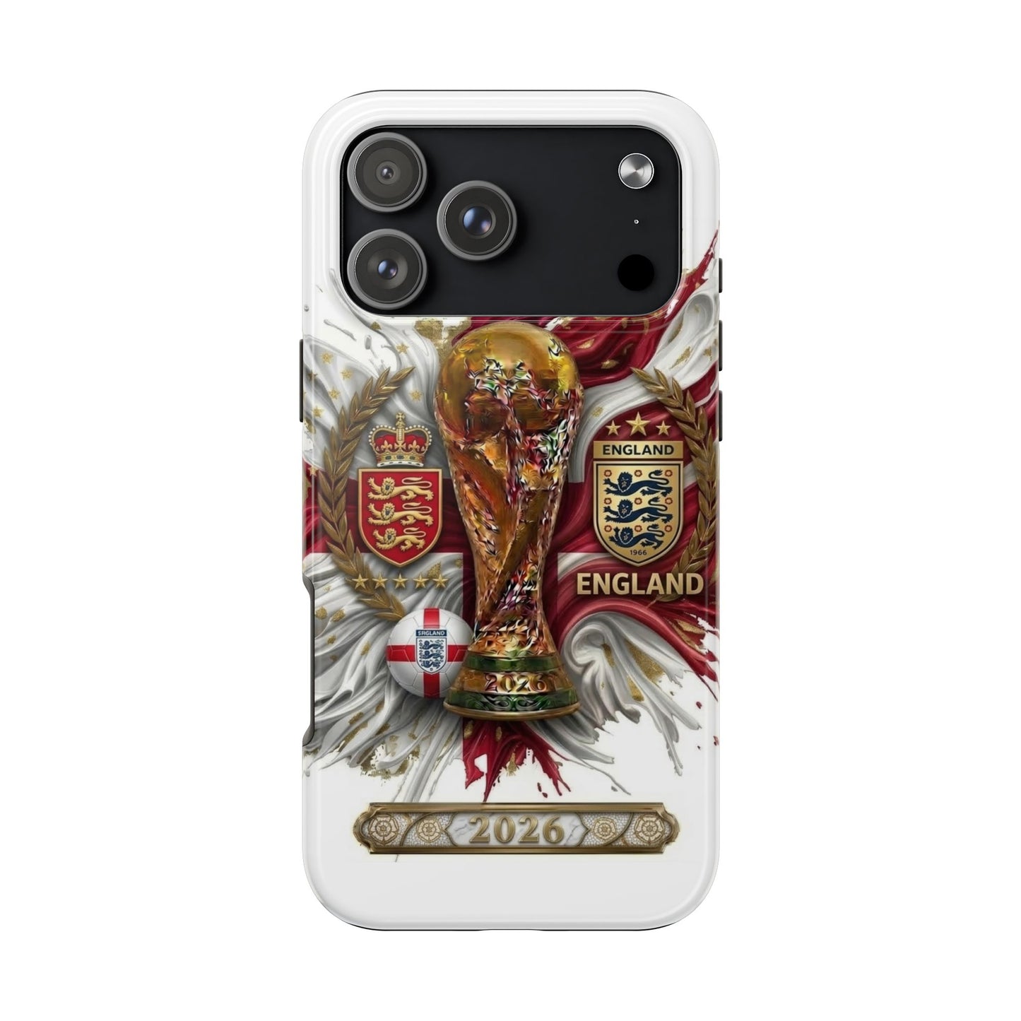 England 2026 Soccer Tough Phone Case – Football Phone Cover