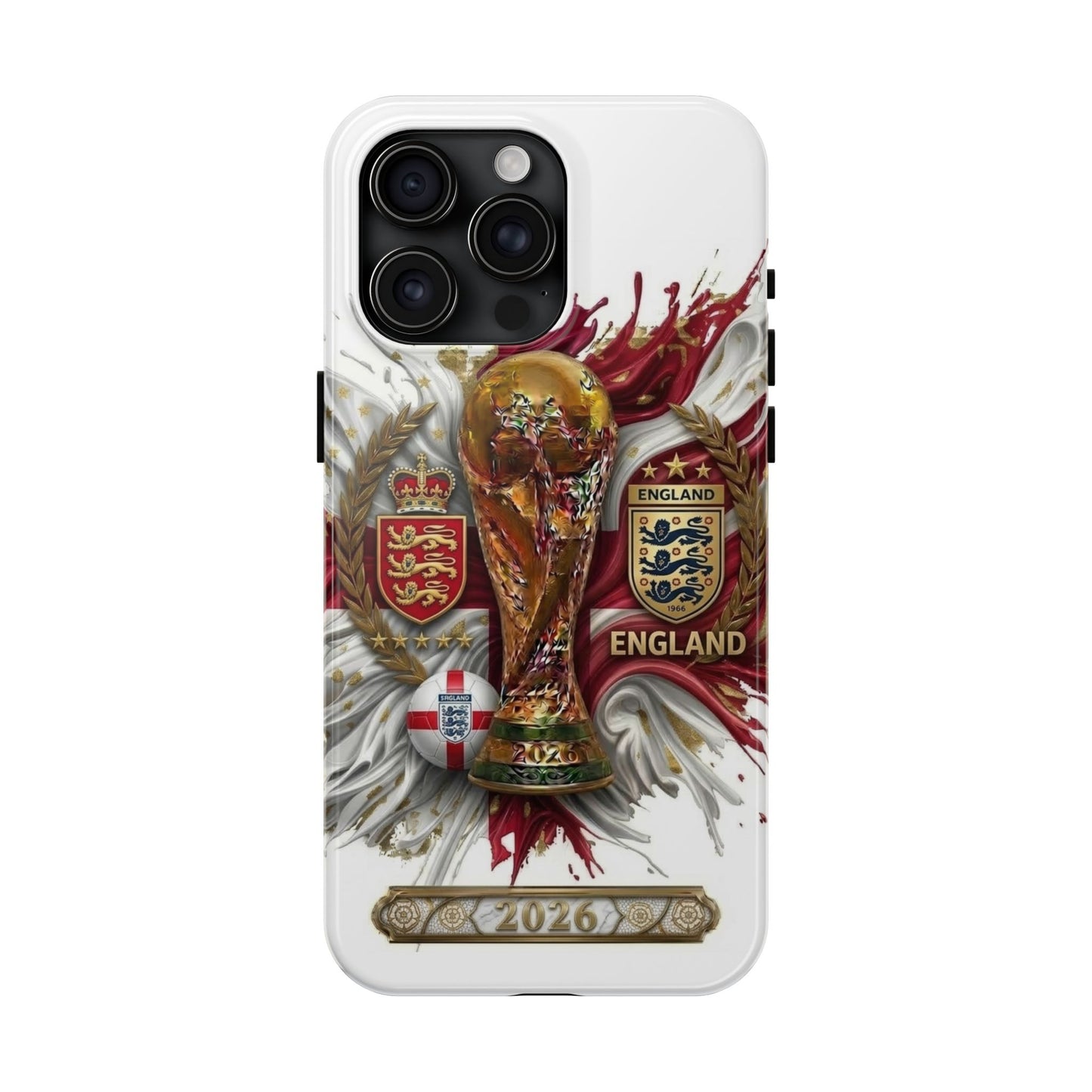 England 2026 Soccer Tough Phone Case – Football Phone Cover