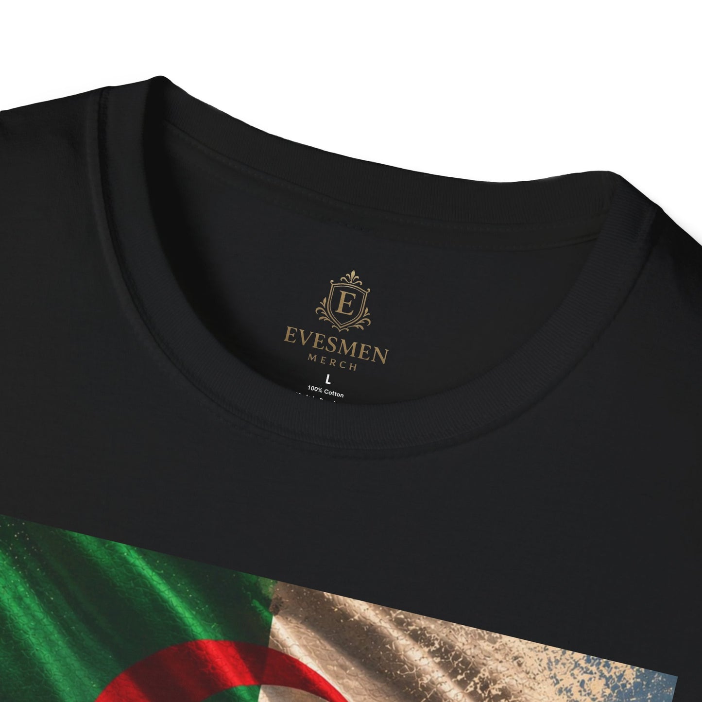 Algeria Football Flag Algiers T‑Shirt Fennec Foxes Soccer Design Tee