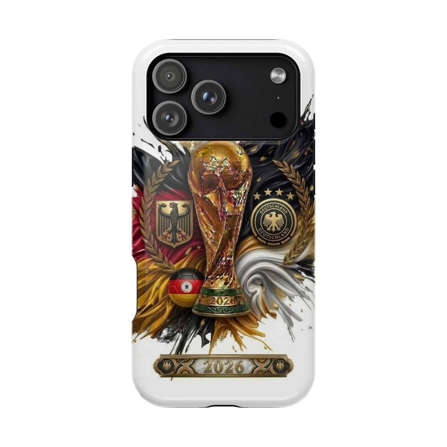 Germany 2026 Soccer Protective Phone Case — Impact-Resistant Cover