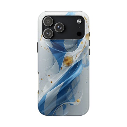 Argentina Soccer Flag Phone Case — Tough Protective Football Design