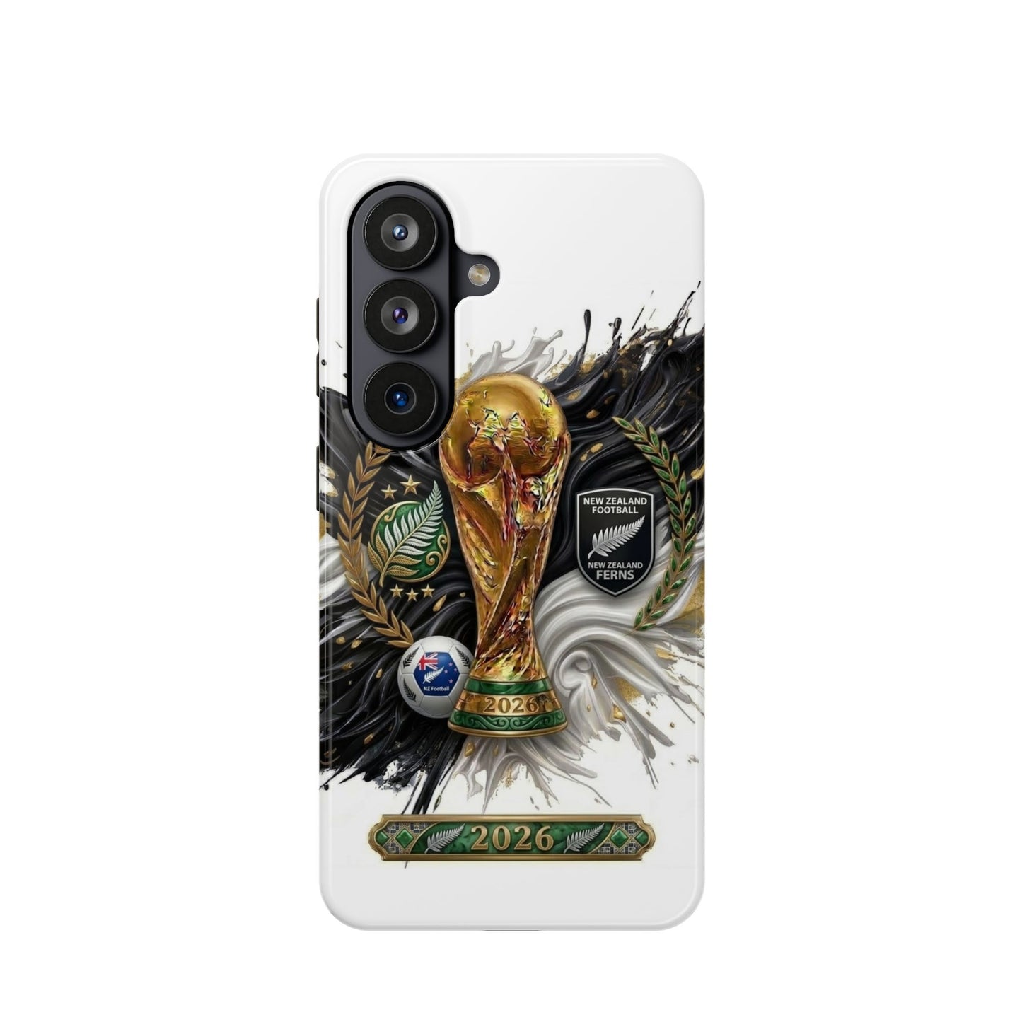 New Zealand 2026 Soccer Phone Case — Impact‑Resistant Cover