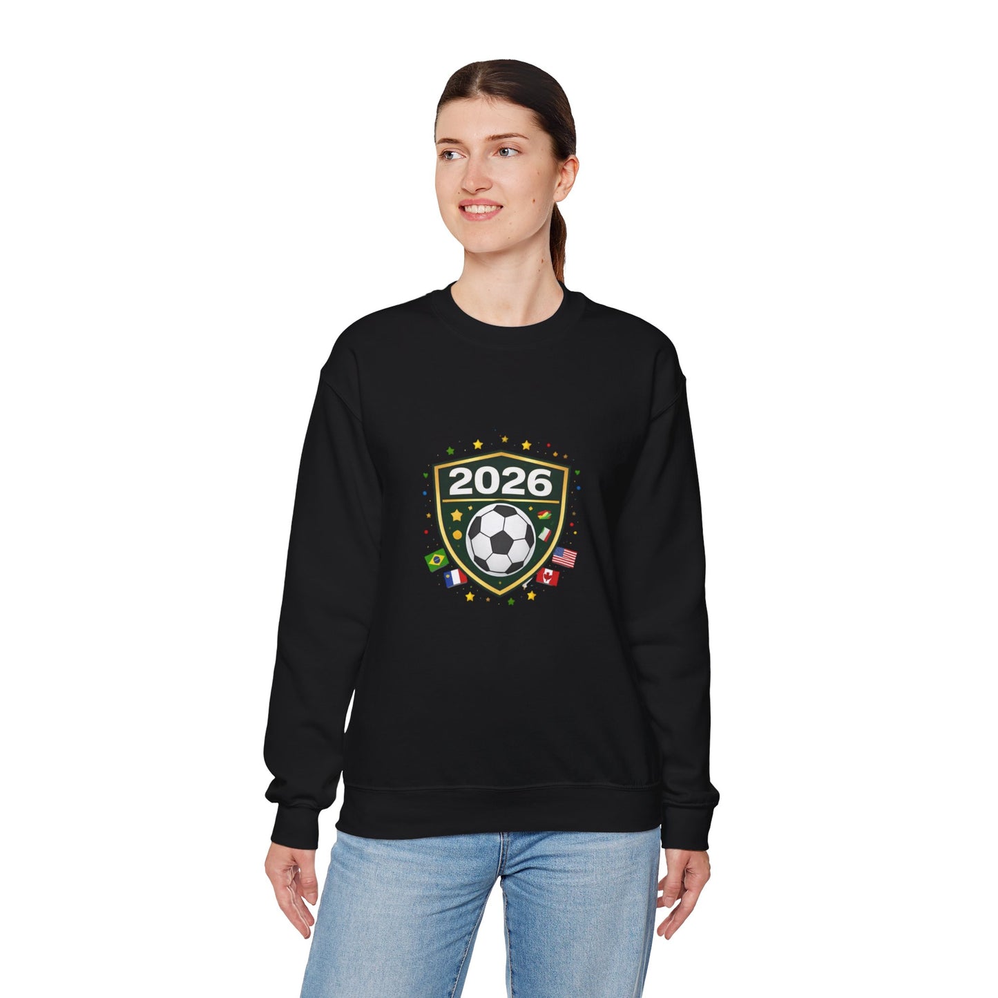 2026 Soccer Match Day Crest Crewneck Sweatshirt