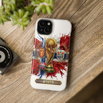 Norway 2026 Soccer Football Protective Phone Case Impact-Resistant