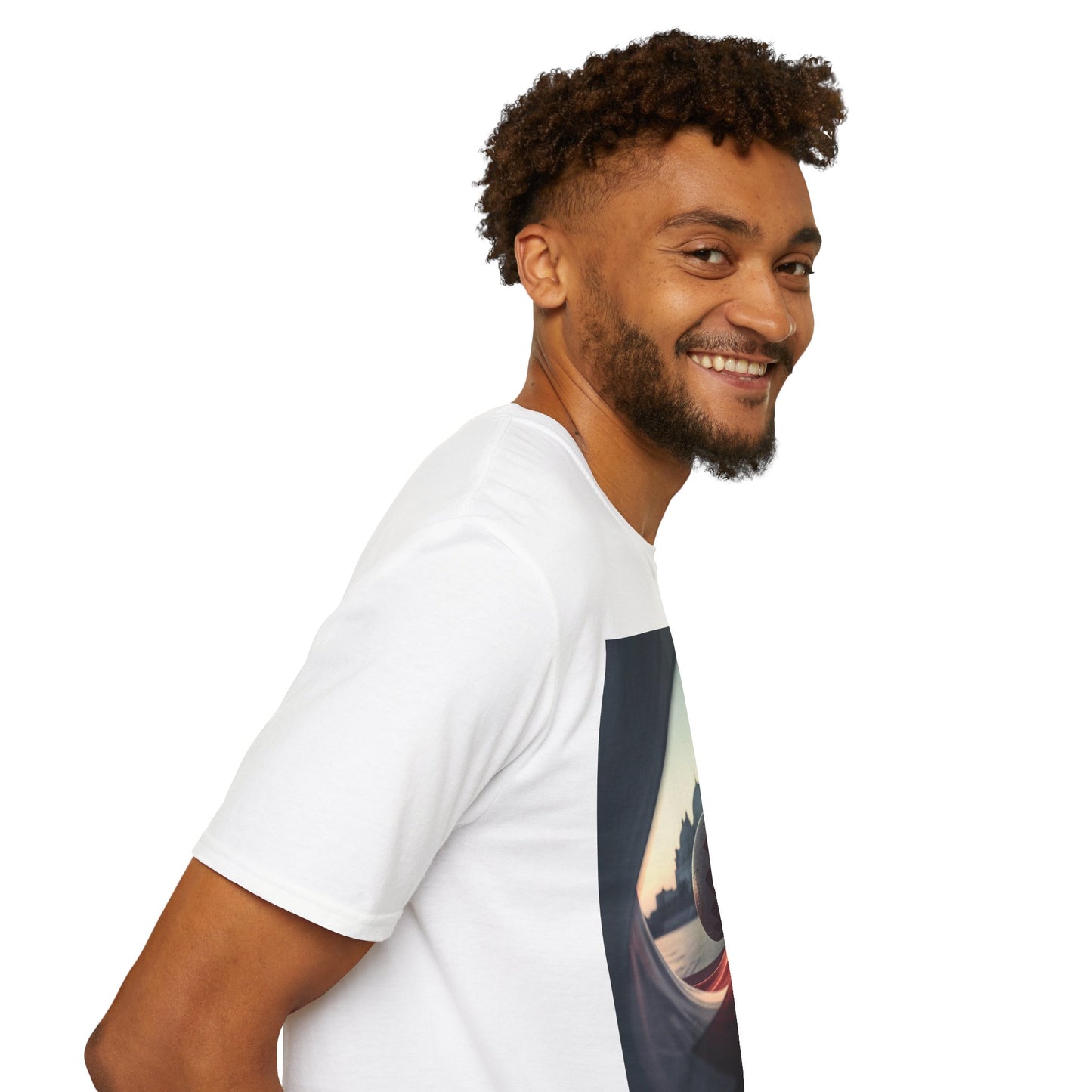 Qatar’s Flag-Patterned T-shirt Soccer Ball and Mosque Skyline Fan Tee