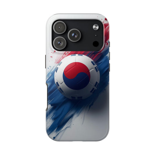 Korean Flag Taeguk Soccer Crest Phone Protective Case