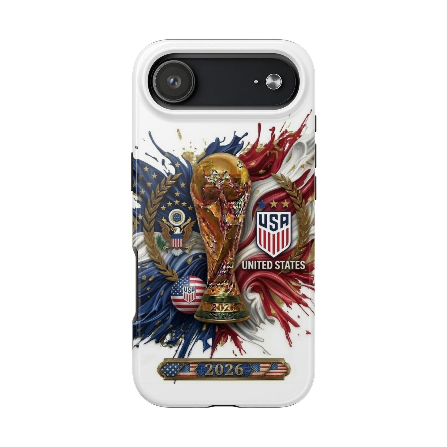 USA Soccer 2026 Tough Phone Protective Case — American Flag Design