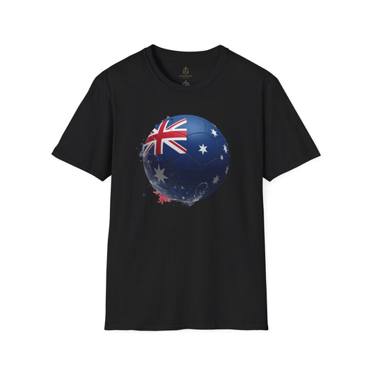 Australia Flag Football T-Shirt — Patriotic Aussie Graphic Tee