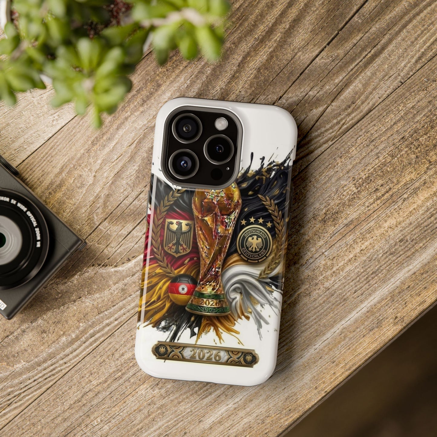 Germany 2026 Soccer Protective Phone Case — Impact-Resistant Cover