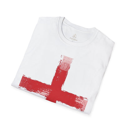 England Football Flag St. George’s Cross T-Shirt Three Lions Soccer Streetwear Tee